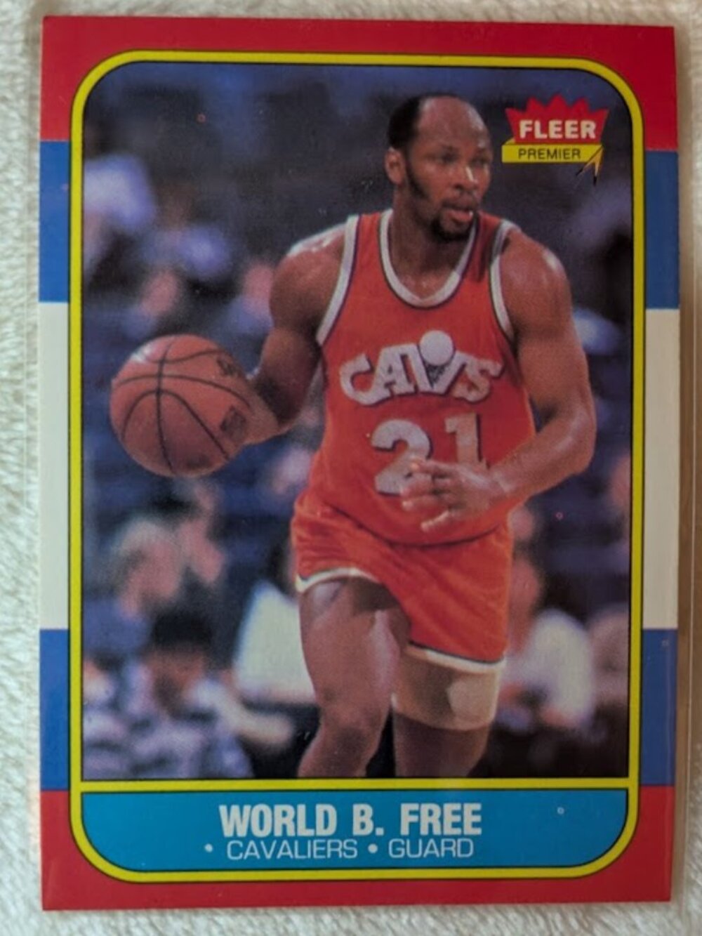 1986 Fleer WORLD B. FREE #35